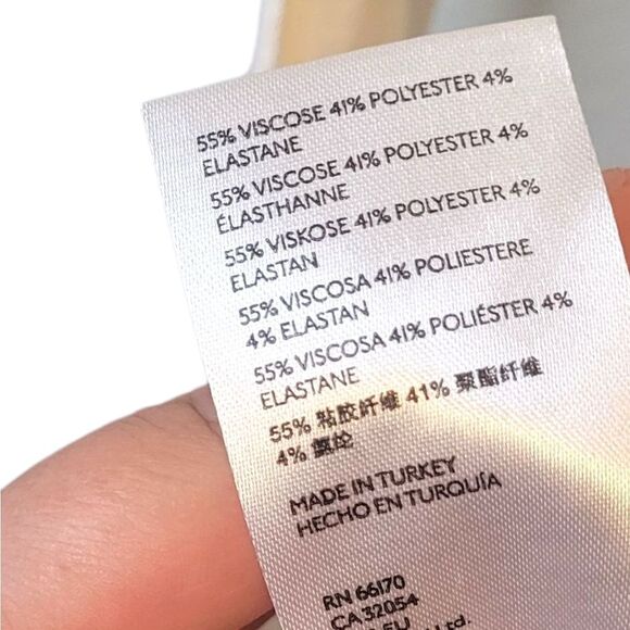 Maeve Anthropologie White Cozy Stripe Blouse Size M - Picture 5 of 6